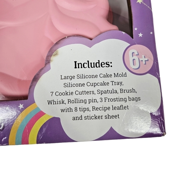 NIB Handstand Kitchen Fun Rainbows Unicorns Deluxe Baking Set for Real‎ Cooking - Picture 3 of 7